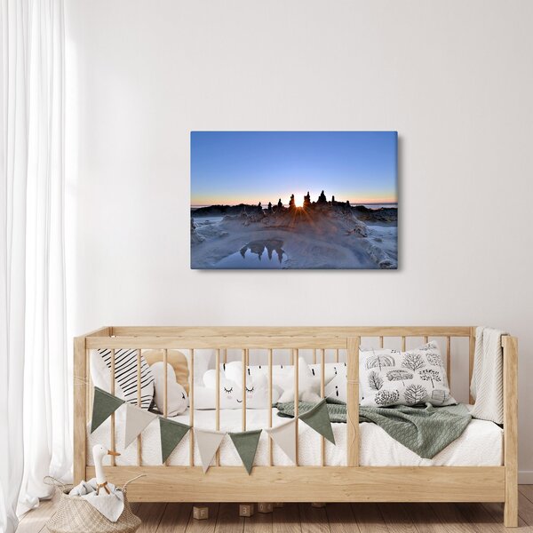 Tablou cu scenerie de nisip (90x60 cm)