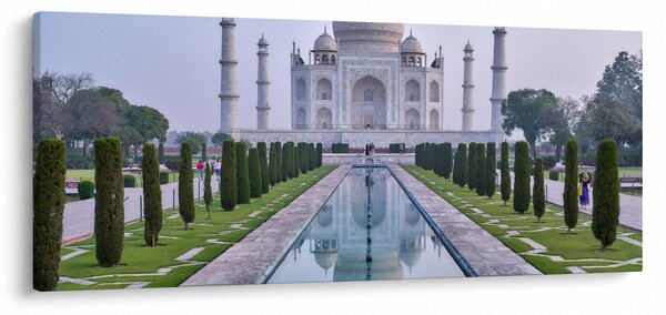 Tablou - Taj Mahal în răsăsrit de soare (120x50 cm)
