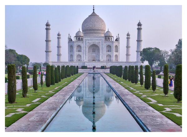 Tablou - Taj Mahal în răsăsrit de soare (70x50 cm)