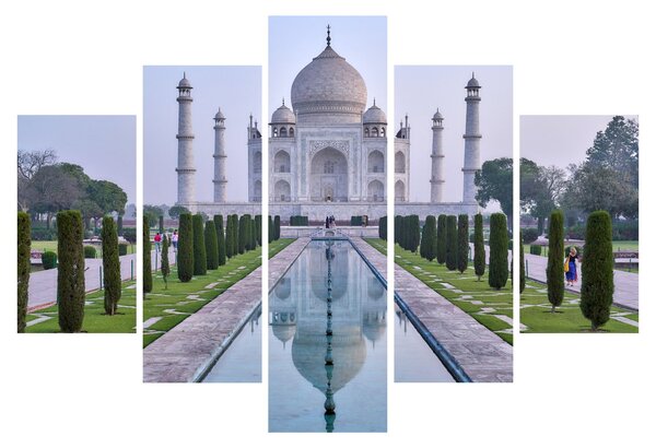 Tablou - Taj Mahal în răsăsrit de soare (150x105 cm)