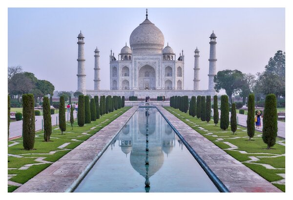 Tablou - Taj Mahal în răsăsrit de soare (90x60 cm)