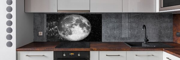Panou sticlă bucătărie Lună