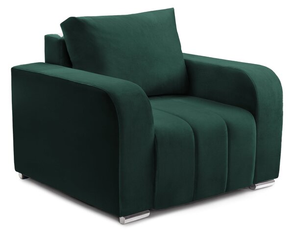 Fotoliu DIEGO, 103x93x88 cm, Verde-Padure-Velluto