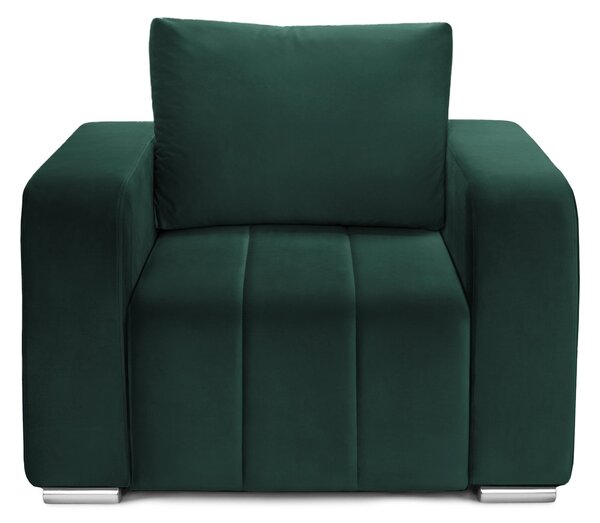 Fotoliu DIEGO, 103x93x88 cm, Verde-Padure-Velluto