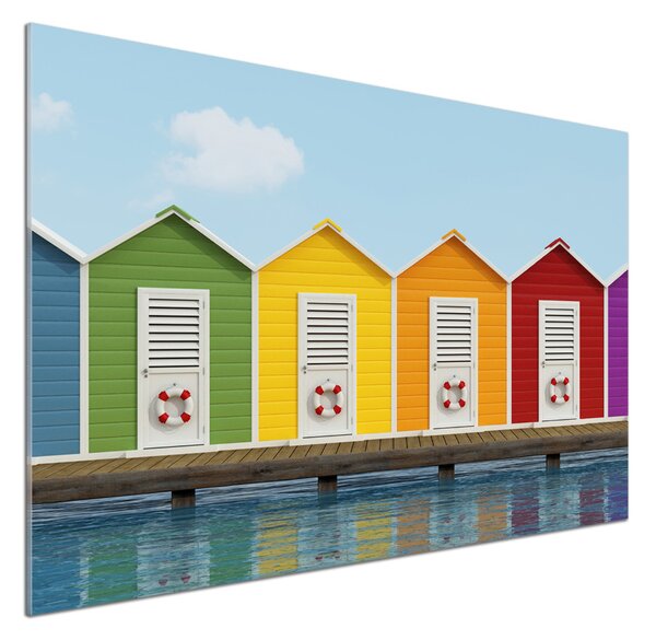 Sticlă pentru bucătărie cabine de plajă
