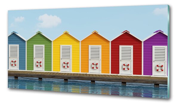 Sticlă pentru bucătărie cabine de plajă