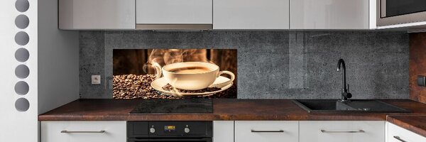Panou sticla securizata bucatarie cafea aromatică