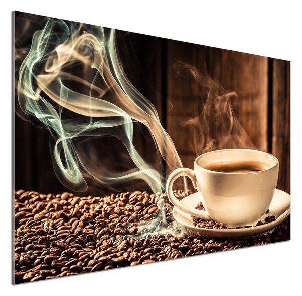 Panou sticla securizata bucatarie cafea aromatică