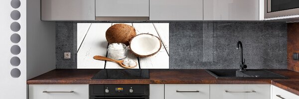 Panou sticlă bucătărie Ulei de cocos