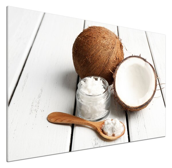 Panou sticlă bucătărie Ulei de cocos