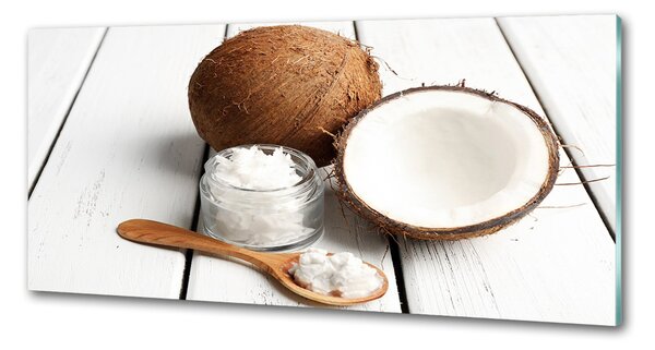 Panou sticlă bucătărie Ulei de cocos