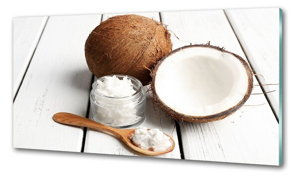 Panou sticlă bucătărie Ulei de cocos