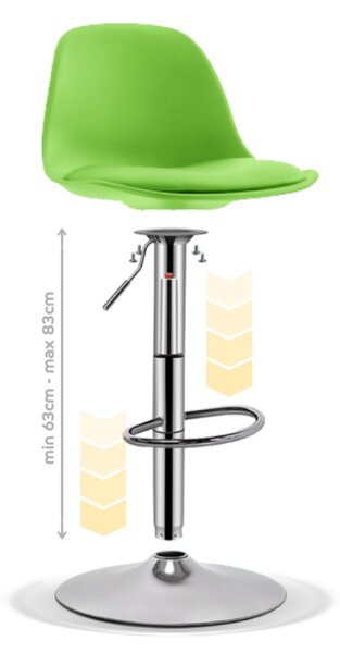Scaun de bar 2HOME, living, bucatarie, comercial Bistro 4​, Verde