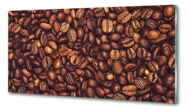Panou sticlă decorativa bucătărie Boabe de cafea