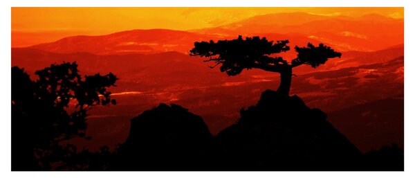 Tablou -Apus de soare (120x50 cm)