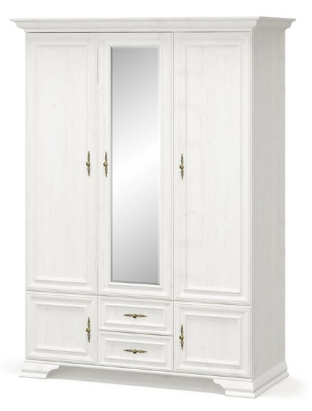 Mobilier de dormitor IRYS, pin alb anderson, PAL laminat, 5 piese
