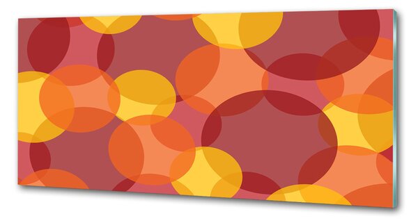 Sticlă bucătărie cercuri colorate