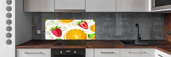 Panou sticla securizata bucatarie fruct