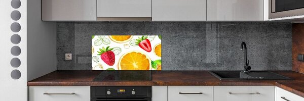 Panou sticla securizata bucatarie fruct