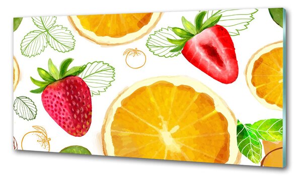 Panou sticla securizata bucatarie fruct