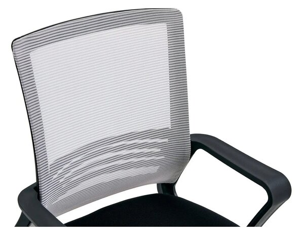 Scaun birou APOLO 2 NEW, gri/negru, plasa/plastic, 47x54x88/98 cm