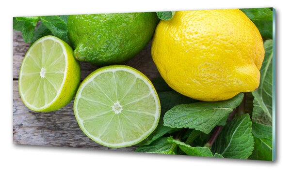 Sticlă pentru bucătărie Lime si lamaie