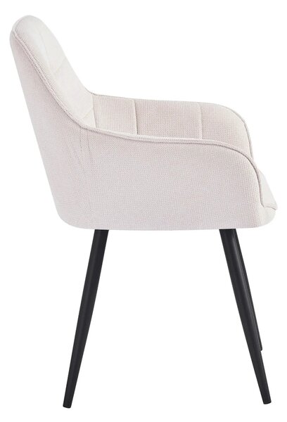 Scaun MARKEN, stofa clasica crem - Vardo 25, 59x62x86 cm
