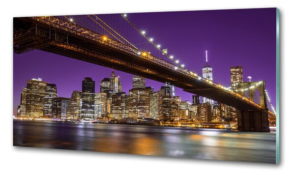 Panou de bucătărie Manhattan pe timp de noapte