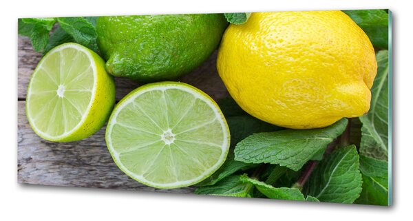 Sticlă pentru bucătărie Lime si lamaie