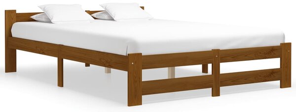 Cadru de pat, maro miere, 180x200 cm, lemn masiv de pin