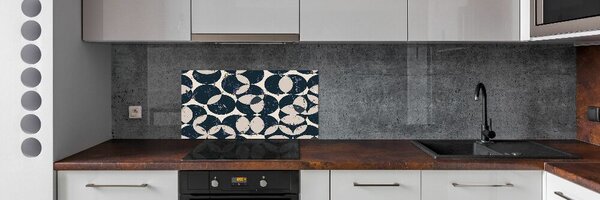 Panou sticla securizata bucatarie fundal geometrică