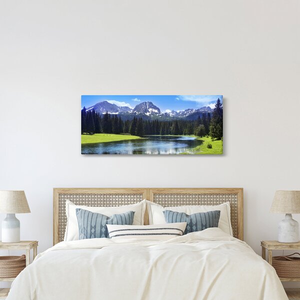 Tablou - vâfurile montane înzăpezite (120x50 cm)