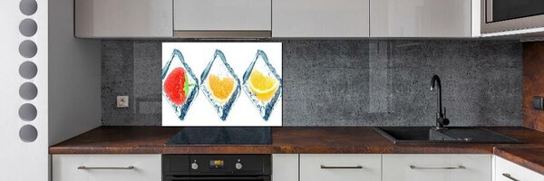 Sticlă pentru bucătărie cuburi de fructe
