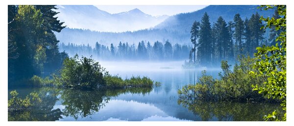 Tablou cu lac montan (120x50 cm)