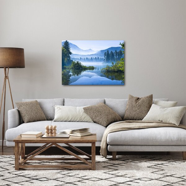 Tablou cu lac montan (70x50 cm)