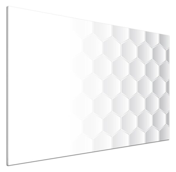 Panou sticlă decorativa bucătărie fundal hexagoane