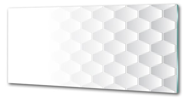 Panou sticlă decorativa bucătărie fundal hexagoane