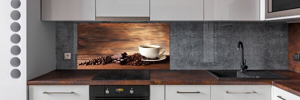 Panou perete bucătărie Cafea si ciocolata
