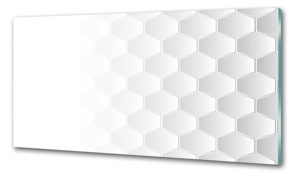 Panou sticlă decorativa bucătărie fundal hexagoane