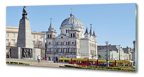 Panou sticlă decorativa bucătărie Piața Libertății Lodz