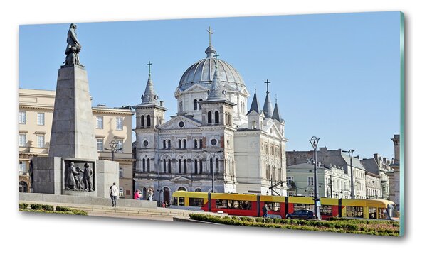 Panou sticlă decorativa bucătărie Piața Libertății Lodz