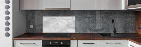 Sticlă pentru bucătărie triunghiuri abstractizare