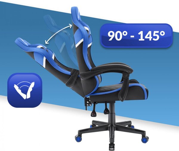 Scaun gaming HC-1004 albastru
