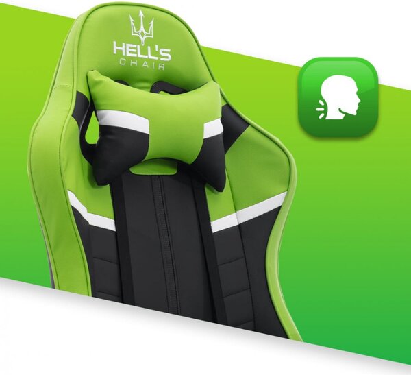 Scaun gaming HC-1004 verde