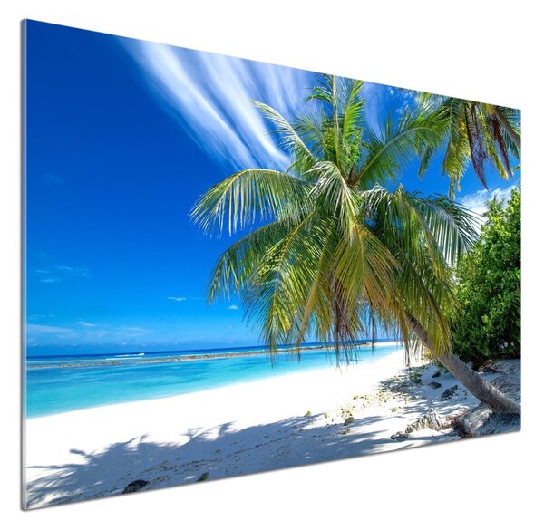 Panou sticla securizata bucatarie plaja tropicala