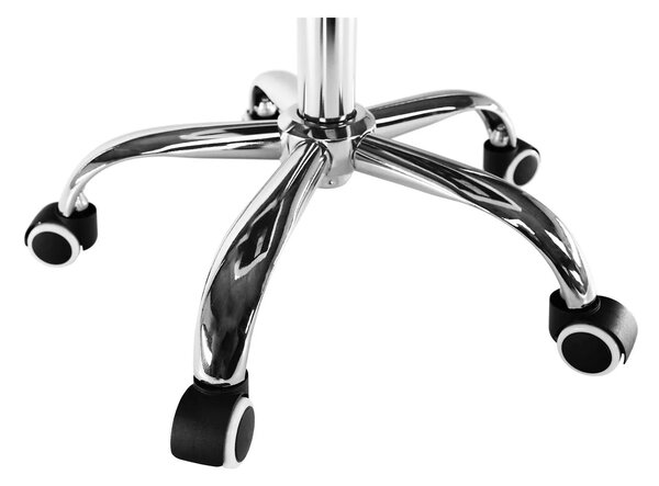 Scaun birou ARGUS NEW, gri/crom, piele ecologica/metal, 47x56x73/84 cm