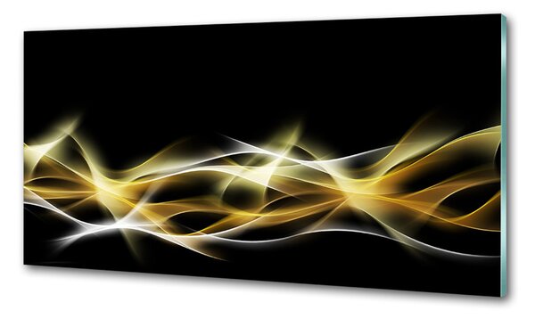 Sticlă printata bucătărie Abstracție lumina