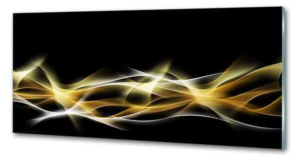 Sticlă printata bucătărie Abstracție lumina