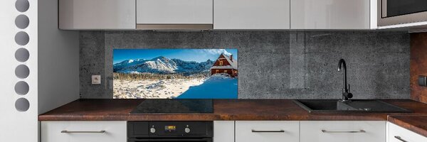 Panou perete bucătărie Casa în munți