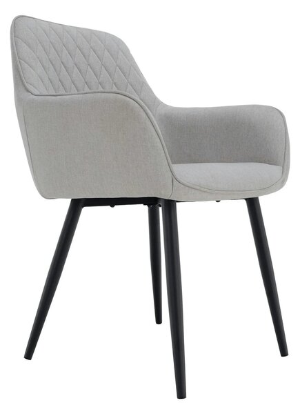 Scaun OSKOR, stofa clasica gri deschis - Nea 03, 56x59x84 cm